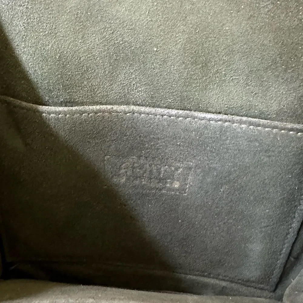 Amity Vintage Antique Leather Tooled Wallet Pouch Bag